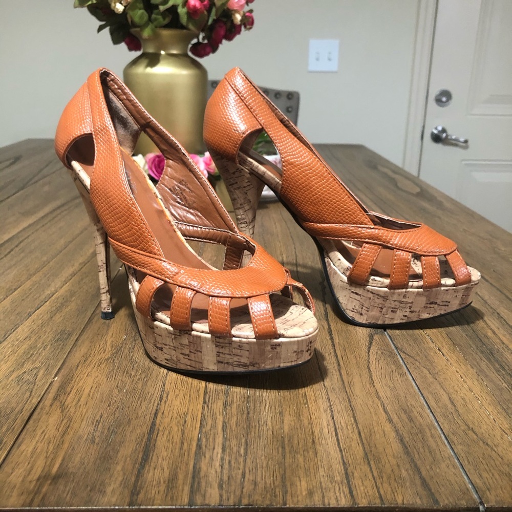 Brown heels